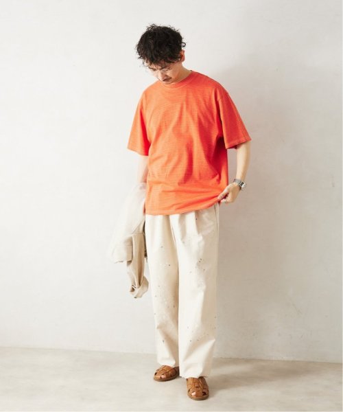 JOURNAL STANDARD relume Men's(ジャーナルスタンダード　レリューム　メンズ)/【米富繊維 / Yonetomi】別注 ガーメントダイ BORDER Tシャツ/img16