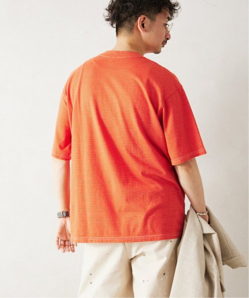 JOURNAL STANDARD relume Men's(ジャーナルスタンダード　レリューム　メンズ)/【米富繊維 / Yonetomi】別注 ガーメントダイ BORDER Tシャツ/img21