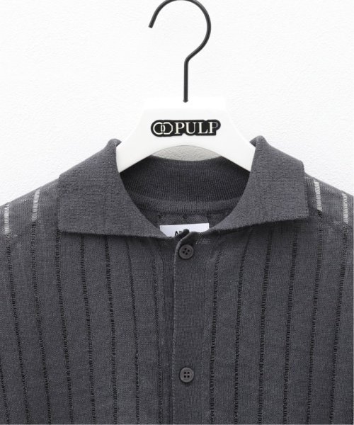 PULP(パルプ)/【ALLEGE / アレッジ】LINEN SS KNIT SHIRT/img05