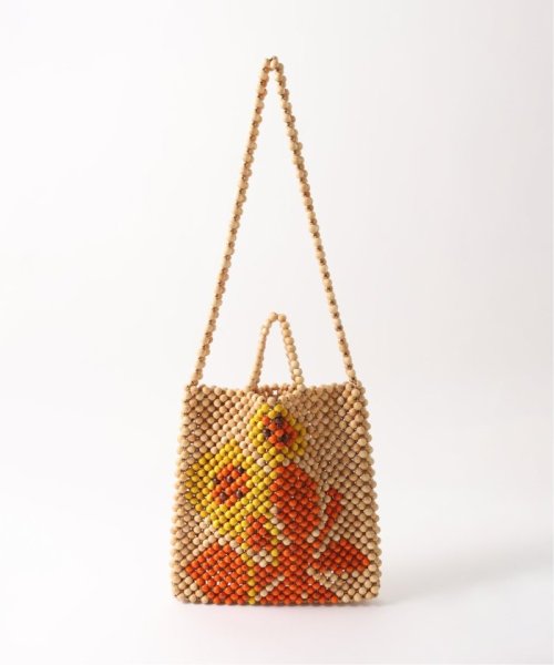 EDIFICE(エディフィス)/【CMMN SWDN / コモン スウェーデン】Wood Bead Large Tote Bag/img01