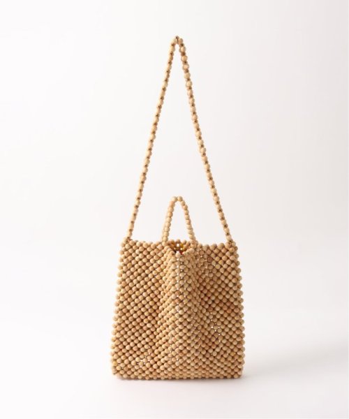 EDIFICE(エディフィス)/【CMMN SWDN / コモン スウェーデン】Wood Bead Large Tote Bag/img03