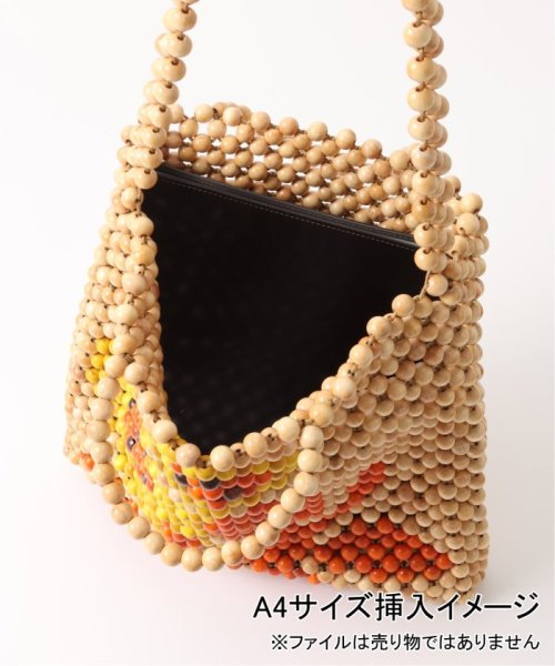 EDIFICE(エディフィス)/【CMMN SWDN / コモン スウェーデン】Wood Bead Large Tote Bag/img07