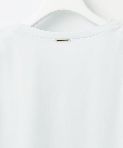 JIYU-KU(LARGE SIZE)(自由区（大きいサイズ）)/【カタログ掲載・洗える】タックギャザーネック Tシャツ/img10
