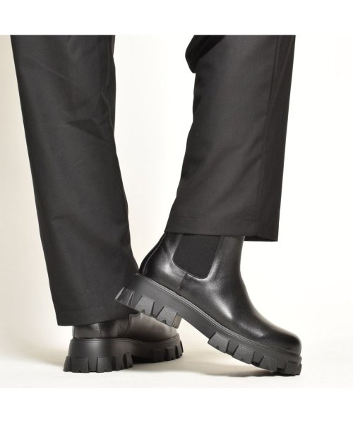 SVEC(シュベック)/ブーツ メンズ ブーツ サイドゴアブーツ 厚底 本革 ショートブーツ ヒールブーツ おしゃれ サイドゴア ヒール レザーブーツ 革靴 endevice 日本製/img17