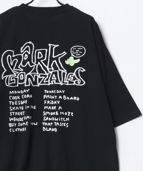 LAZAR(ラザル)/【Lazar】MARK GONZALES /マークゴンザレス オーバーサイズ ストリート バックプリント 半袖Tシャツ メンズ カジュアル トップス/img51