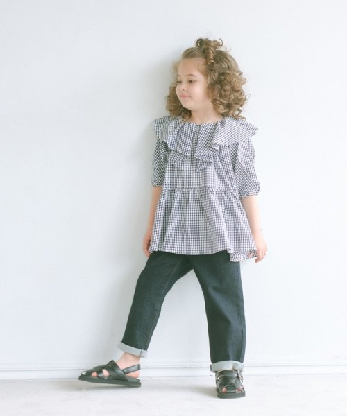 TJ ドビーデニム テーパードパンツ 100cm－130cm 人気・おすすめ｜売れ筋商品・話題商品におすすめ コスパ重視 安心配送 スピーディーにお届け