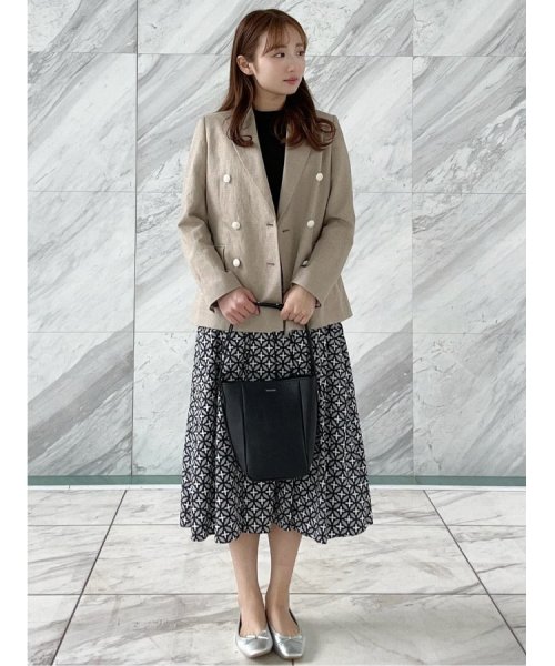 【CLASSY.5月号掲載】シュリンクレザーバケツバッグ 