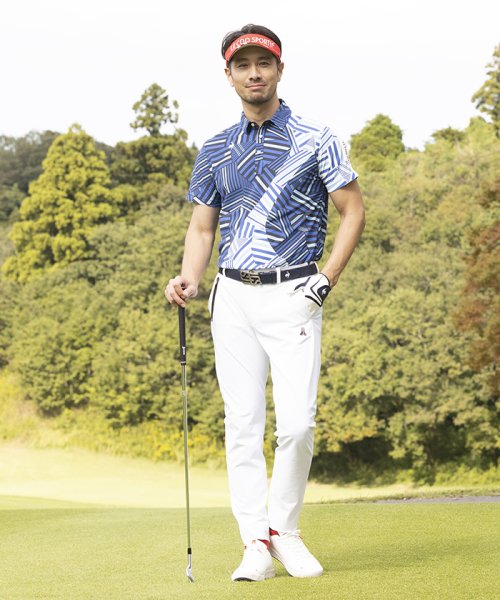 le coq sportif GOLF (ルコックスポルティフ（ゴルフ）)/【ストレッチフォーサー】フレンチボーダー半袖シャツ/img11