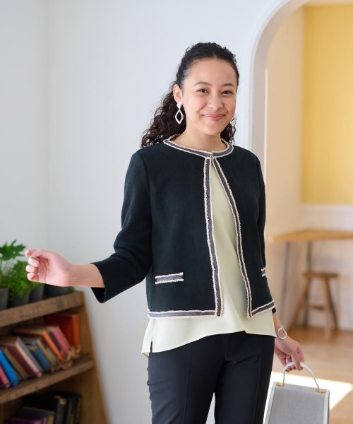 ニットジャケット【ANNE CLAIRE】 