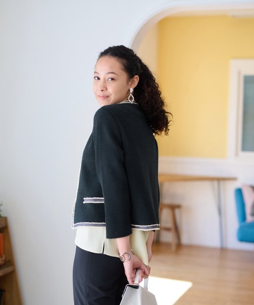 ニットジャケット【ANNE CLAIRE】 