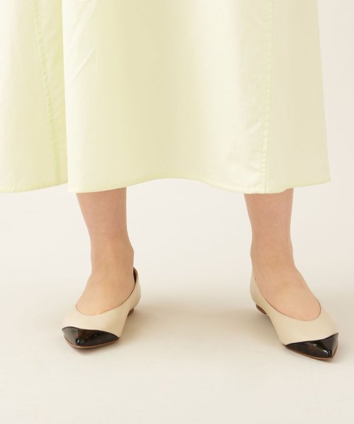 スライトトゥキャップ フラット10↑ パンプス BC1428459203(11000円)