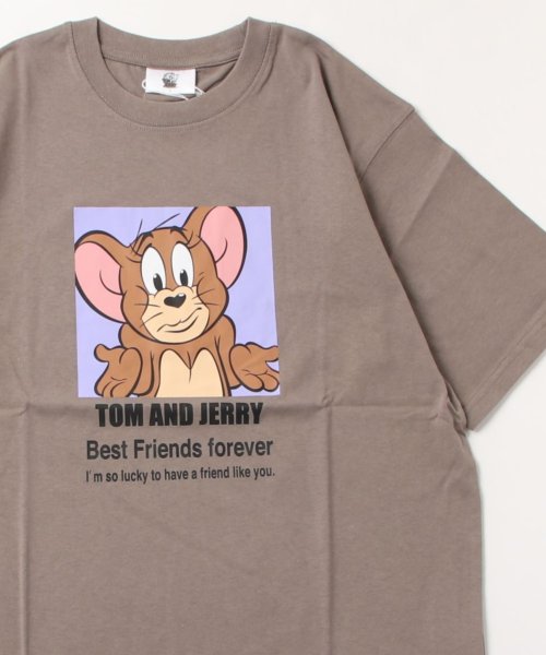 MARUKAWA(マルカワ)/Tom&Jerry/トムとジェリー ワンポイント 刺繍 半袖Tシャツ キャラクター Tシャツ メンズ レディース /img37