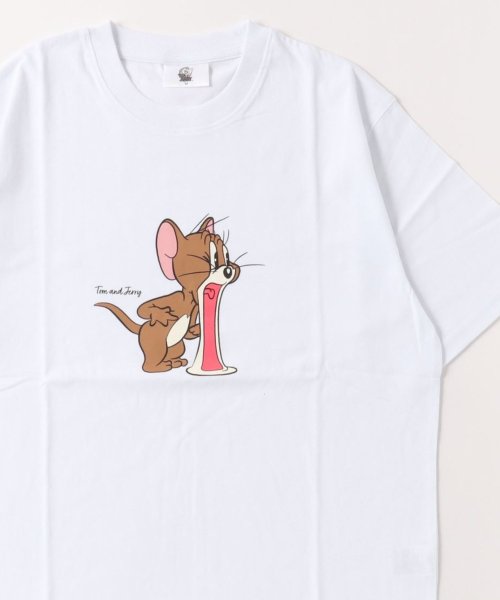 MARUKAWA(マルカワ)/Tom&Jerry/トムとジェリー ワンポイント 刺繍 半袖Tシャツ キャラクター Tシャツ メンズ レディース /img38