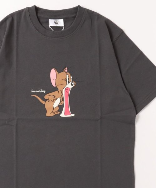 MARUKAWA(マルカワ)/Tom&Jerry/トムとジェリー ワンポイント 刺繍 半袖Tシャツ キャラクター Tシャツ メンズ レディース /img41