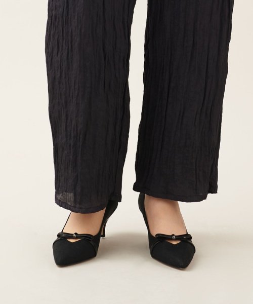 メタルループリボン パンプス55↑ あらかじめご了承ください