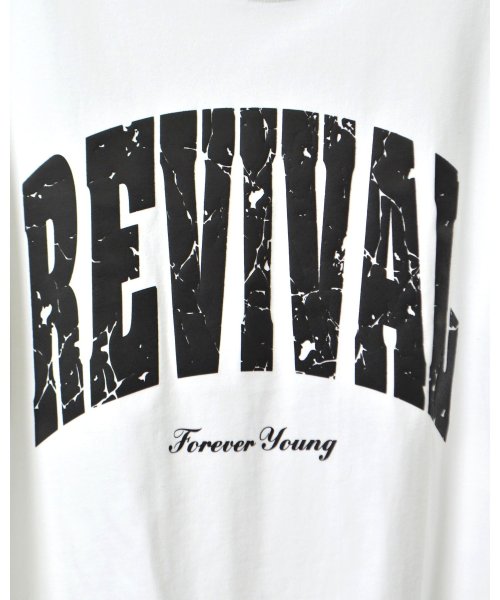 MODISH GAZE(モディッシュ ガゼ)/REVIVAL 発泡PT ビッグシルエットTシャツ/img35