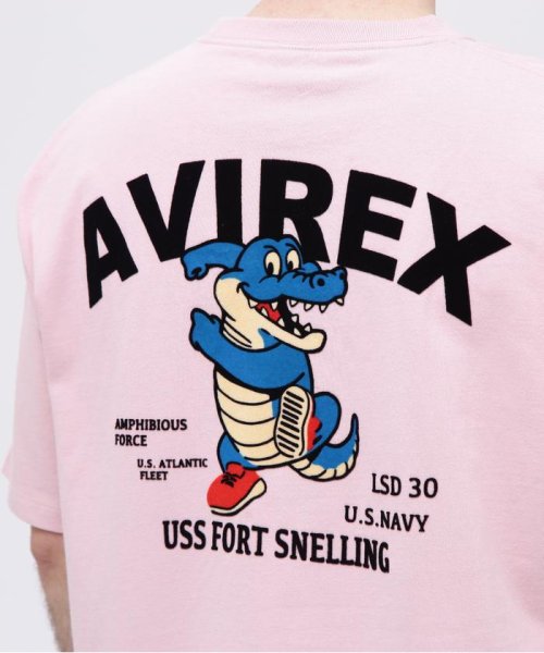 AVIREX(AVIREX)/《WEB&DEPOT限定》USS FORT SNELLING T－SHIRT / USS フォートスネリング Tシャツ / AVIREX /img30