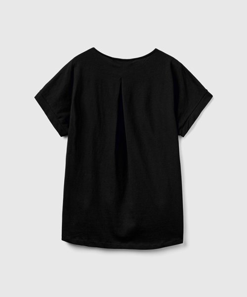 BENETTON (women)(ベネトン（レディース）)/クルーネックバックプリーツ半袖Tシャツ・カットソー/img03