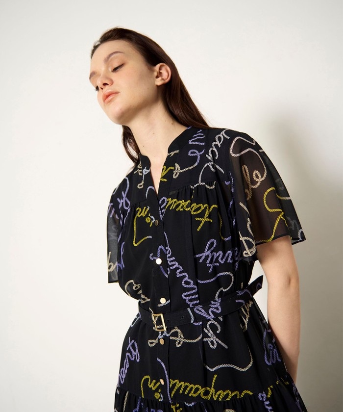 ロープロゴプリントワンピース(506014508)｜阪急百貨店公式通販