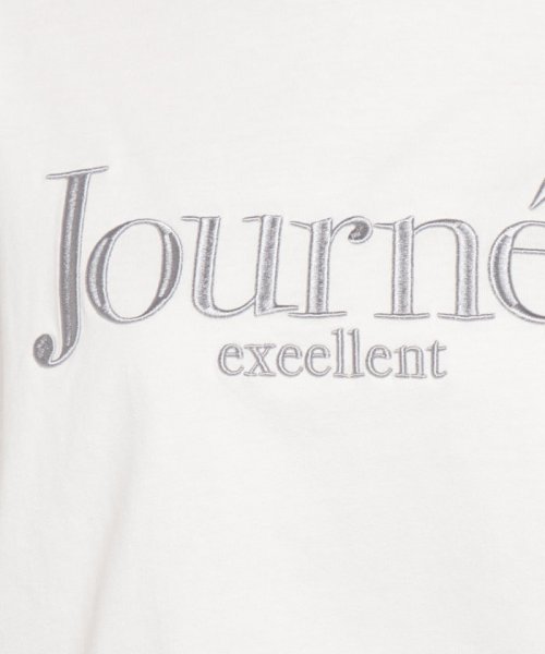 NICE CLAUP OUTLET(ナイスクラップ　アウトレット)/厚盛ロゴ刺繍Tシャツ　ロゴT　刺繍　ボリューム袖/img18