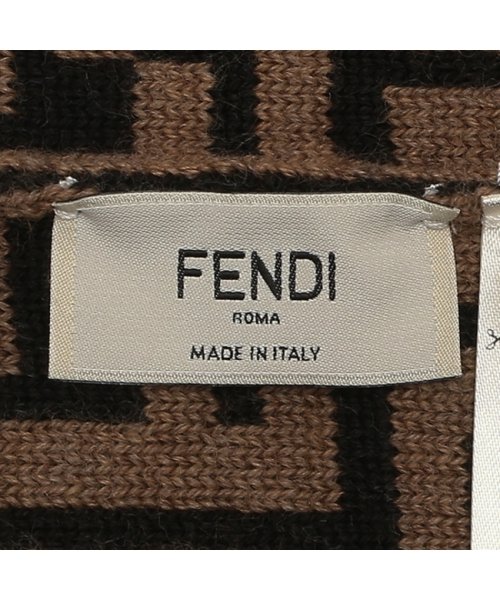 FENDI(フェンディ)/フェンディ 帽子 ビーニー ブラウン レディース FENDI FXQ939 AQ8D F0QE1/img08