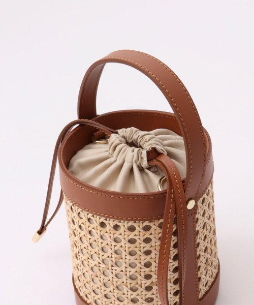 【ANTONELLO MASI/アントネッロマージ】ラタンコンビバケツバッグ ANTONELLO MASI/アントネッロマージ