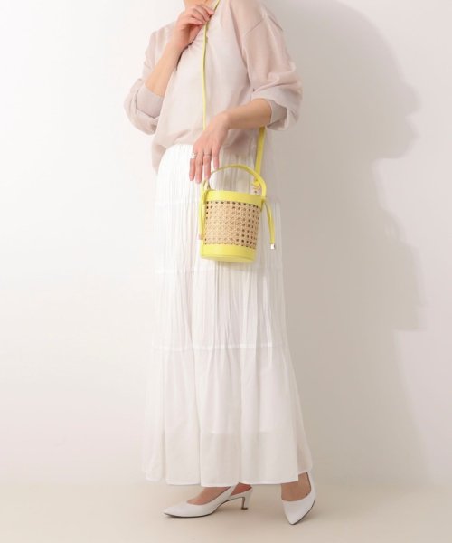 【ANTONELLO MASI/アントネッロマージ】ラタンコンビバケツバッグ ANTONELLO MASI/アントネッロマージ