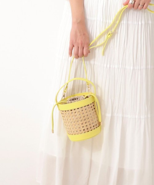 【ANTONELLO MASI/アントネッロマージ】ラタンコンビバケツバッグ ANTONELLO MASI/アントネッロマージ