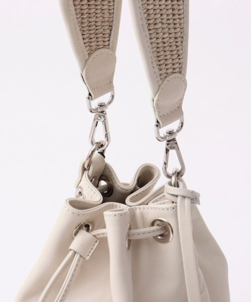 【MARCO MASI/ マルコマージ】◇【WEB限定】ラフィア調ハンドルキンチャクバッグ 人気・おすすめ｜省スペース設計・旅行向けにおすすめ 公式 プライバシー配送