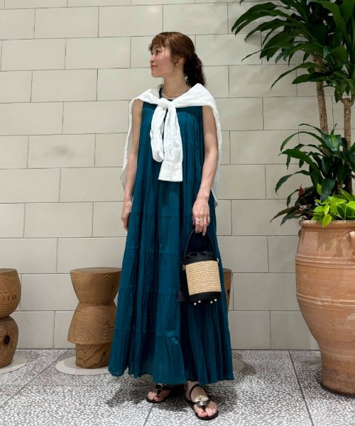 『一部WEB限定カラー』ティアードクリンクルワンピース 人気・おすすめ｜使いやすい・旅行におすすめ 品質保証 全国発送 在庫限り