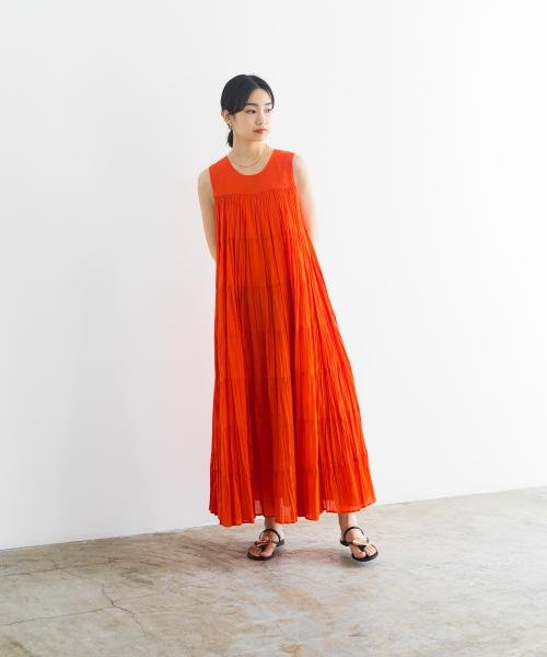 『一部WEB限定カラー』ティアードクリンクルワンピース 人気・おすすめ｜使いやすい・旅行におすすめ 品質保証 全国発送 在庫限り