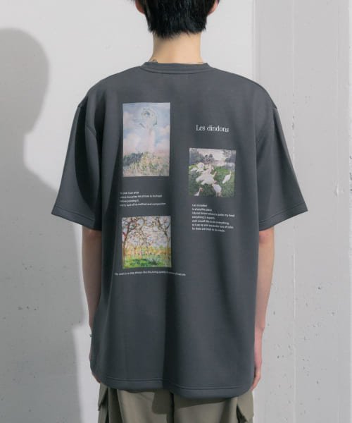 SENSE OF PLACE by URBAN RESEARCH(センスオブプレイス バイ アーバンリサーチ)/『別注』Claude Monet　グラフィックアートTシャツ(5分袖)A/img43