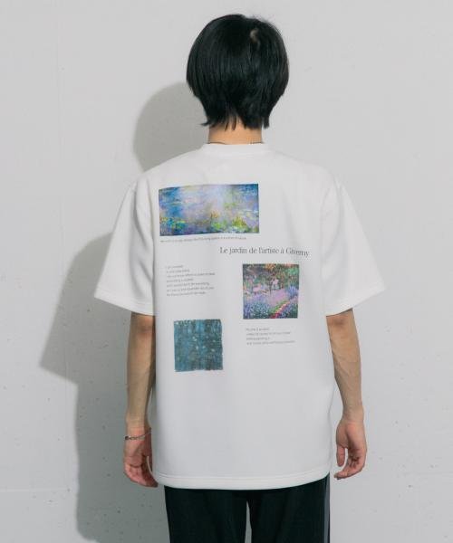 SENSE OF PLACE by URBAN RESEARCH(センスオブプレイス バイ アーバンリサーチ)/『別注』Claude Monet　グラフィックアートTシャツ(5分袖)B/img38