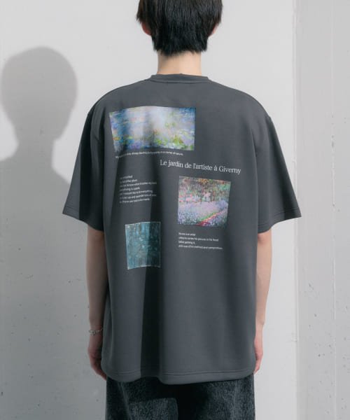 SENSE OF PLACE by URBAN RESEARCH(センスオブプレイス バイ アーバンリサーチ)/『別注』Claude Monet　グラフィックアートTシャツ(5分袖)B/img41
