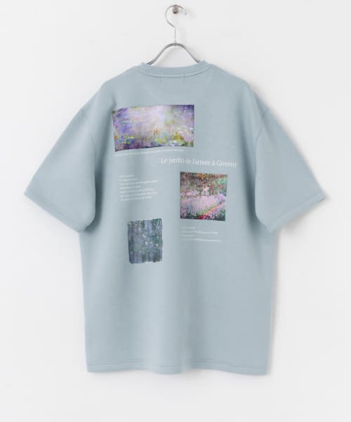 SENSE OF PLACE by URBAN RESEARCH(センスオブプレイス バイ アーバンリサーチ)/『別注』Claude Monet　グラフィックアートTシャツ(5分袖)B/img46