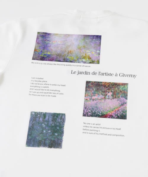 SENSE OF PLACE by URBAN RESEARCH(センスオブプレイス バイ アーバンリサーチ)/『別注』Claude Monet　グラフィックアートTシャツ(5分袖)B/img49