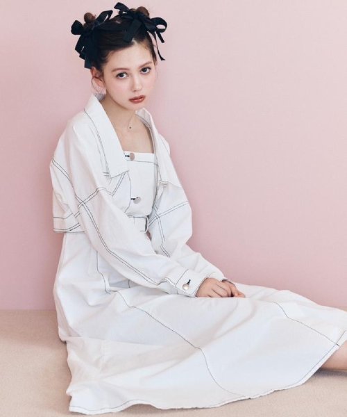 デニムボレロ×キャミワンピースセット 