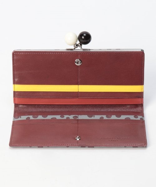 ポルカドット 長財布 がま口 