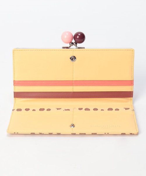 ポルカドット 長財布 がま口 