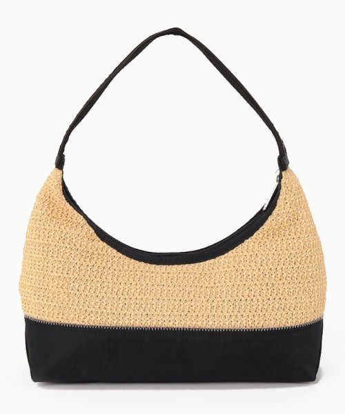 LeSportsac(LeSportsac)/RAFFIA SHOULDER BAGリサイクルドブラックラフィア/img02