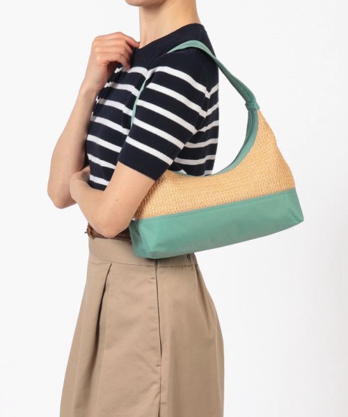 LeSportsac(LeSportsac)/RAFFIA SHOULDER BAGセージグリーンラフィア/img05