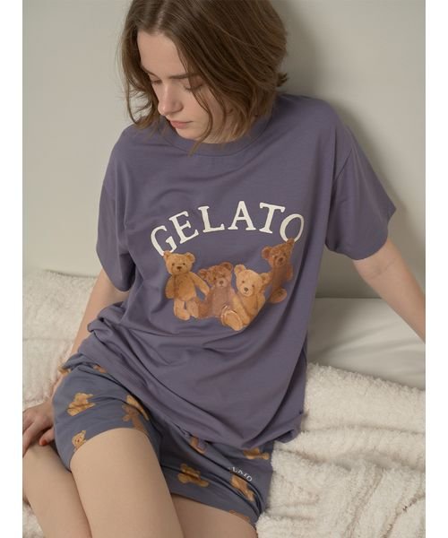 gelato pique(gelato pique)/ベアワンポイントTシャツ/img21