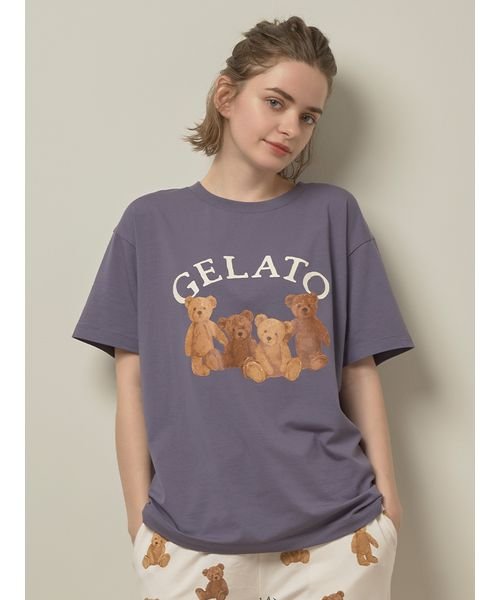 gelato pique(gelato pique)/ベアワンポイントTシャツ/img23