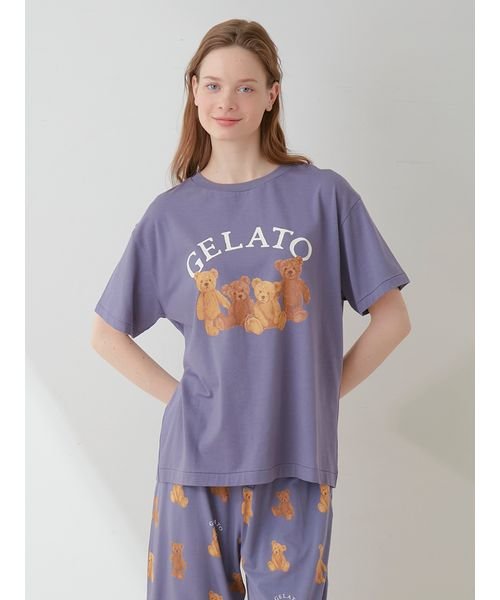 gelato pique(gelato pique)/ベアワンポイントTシャツ/img32