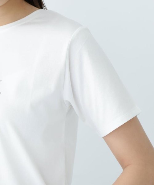 NATURAL BEAUTY BASIC(ナチュラルビューティーベーシック)/箔ロゴプリントTシャツ/img11