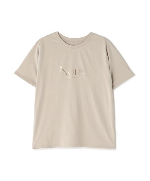 NATURAL BEAUTY BASIC(ナチュラルビューティーベーシック)/箔ロゴプリントTシャツ/img14