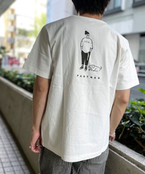 NOLLEY’S goodman(ノーリーズグッドマン)/【BARNS OUTFITTERS】別注タフネックTシャツ PARTNER/img19