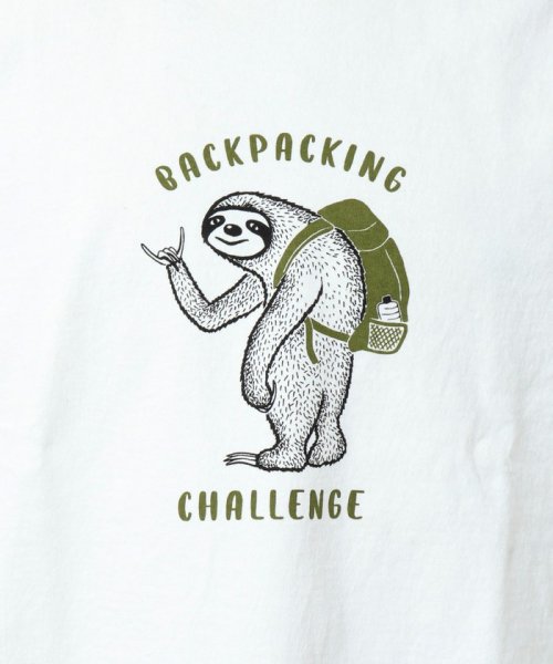 NOLLEY’S goodman(ノーリーズグッドマン)/BACKPACKING CHALLENGE フロントプリントTシャツ/img09