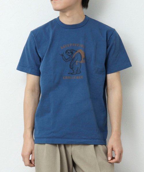 NOLLEY’S goodman(ノーリーズグッドマン)/BACKPACKING CHALLENGE フロントプリントTシャツ/img10