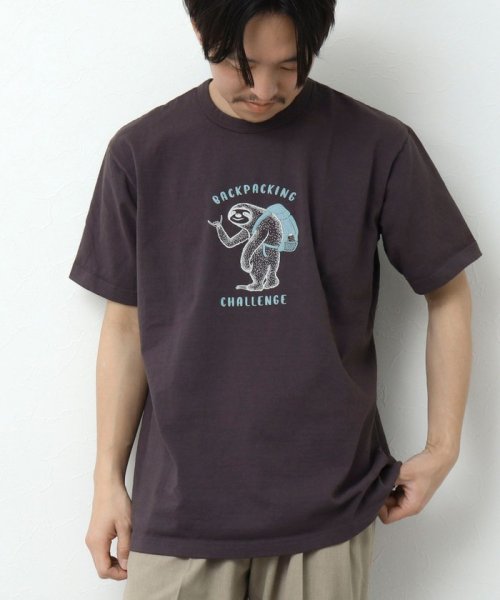 NOLLEY’S goodman(ノーリーズグッドマン)/BACKPACKING CHALLENGE フロントプリントTシャツ/img21